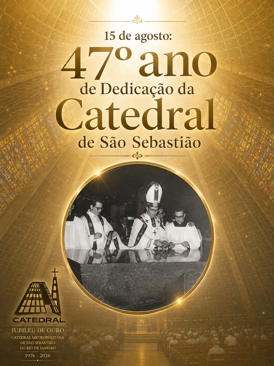 Fé, história e tecnologia: Catedral de São Sebastião comemora 47 anos de dedicação com o lançamento de seu Sistema de Gestão Integrada Online